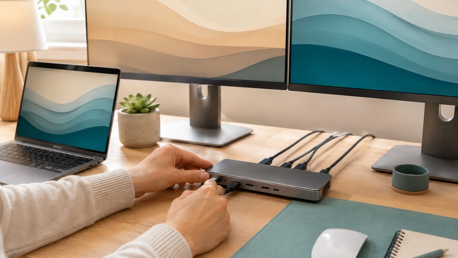 How to Connect Two Monitors to a Laptop (USB-C Guide)